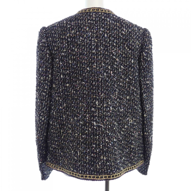 Jacket không cổ CHANEL METIERS D'ART LOOK14 P71092V62285 630364