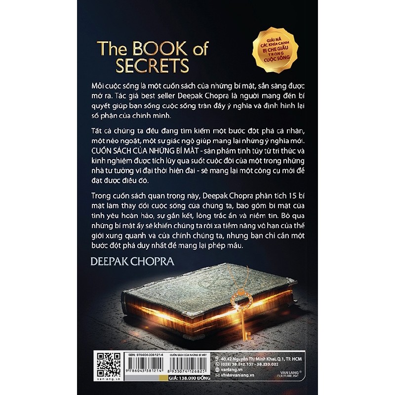 Cuốn Sách Của Những Bí Mật - Giản Mã Các Khía Cạnh Bị Che Giấu Trong Cuộc Sống - Deepak Chopra 163903