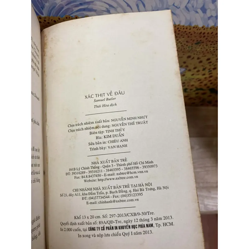 Xác Thịt Về Đâu - Samuel Butler 1008597