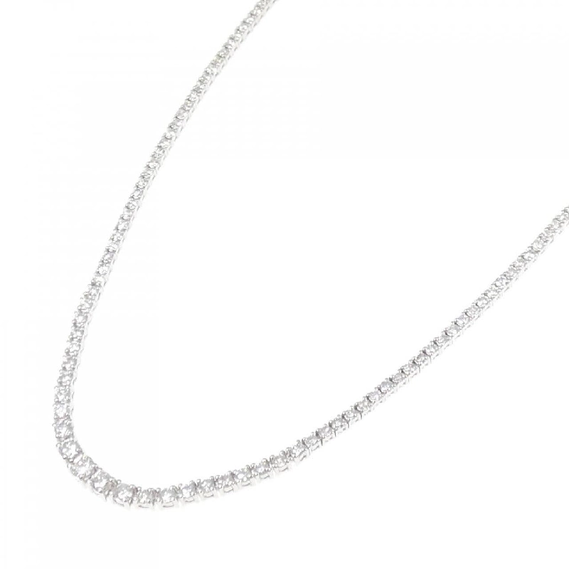 K18WG Dây chuyền kim cương 5.68CT - Hàng hiệu Chính hãng 858534