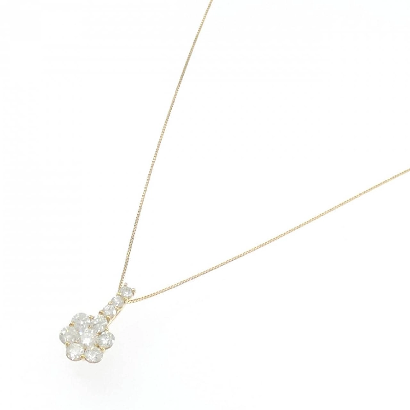 K18YG Hoa Kim Cương Dây Chuyền 1.00CT - Hàng hiệu Chính hãng 859079