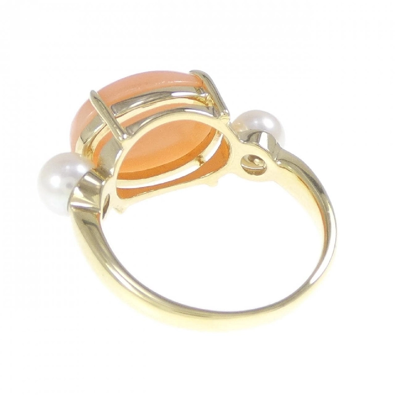 Nhẫn san hô K18YG 670782