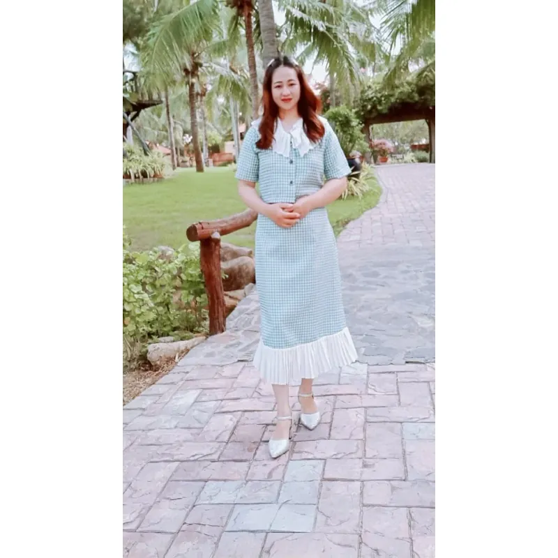 Sét váy áo dài qua gối  996399