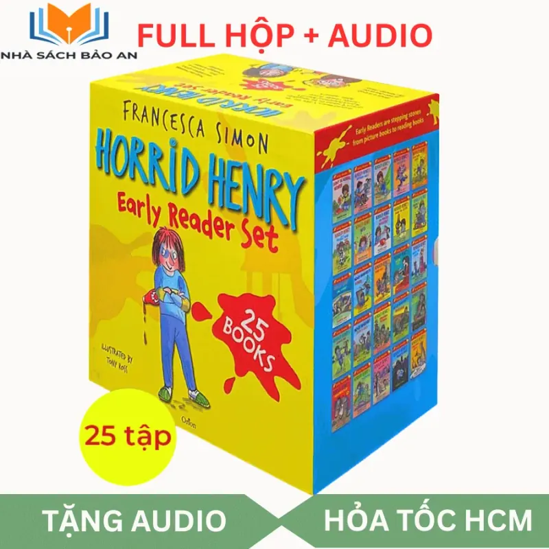 Sách - Horrid Henry Early Reader tặng audio FULL hộp đẹp 757514