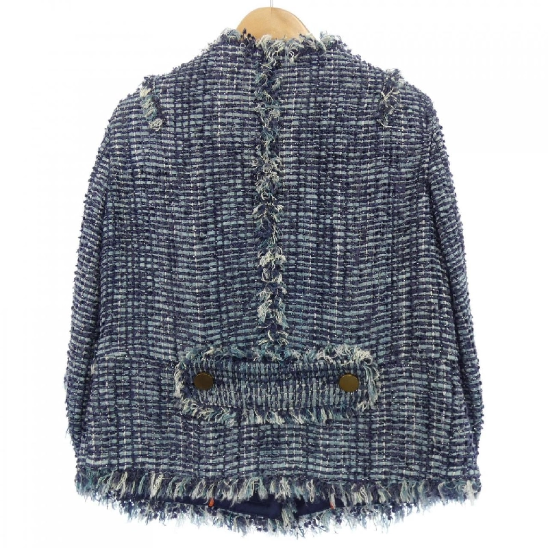 Jacket không cổ TORY BURCH 630633