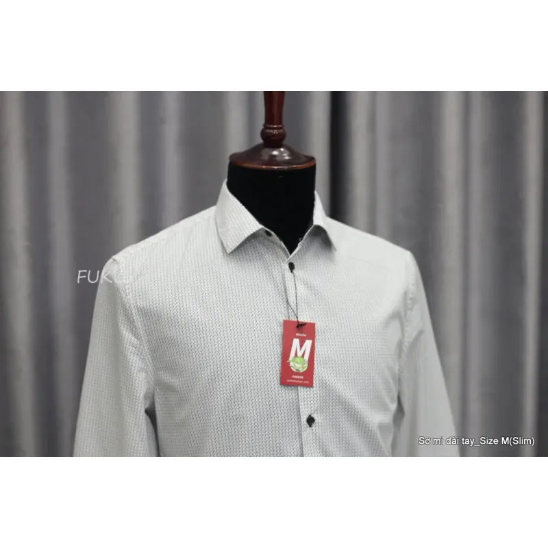 Chính hãng sơ mi H&M size M slim 571249