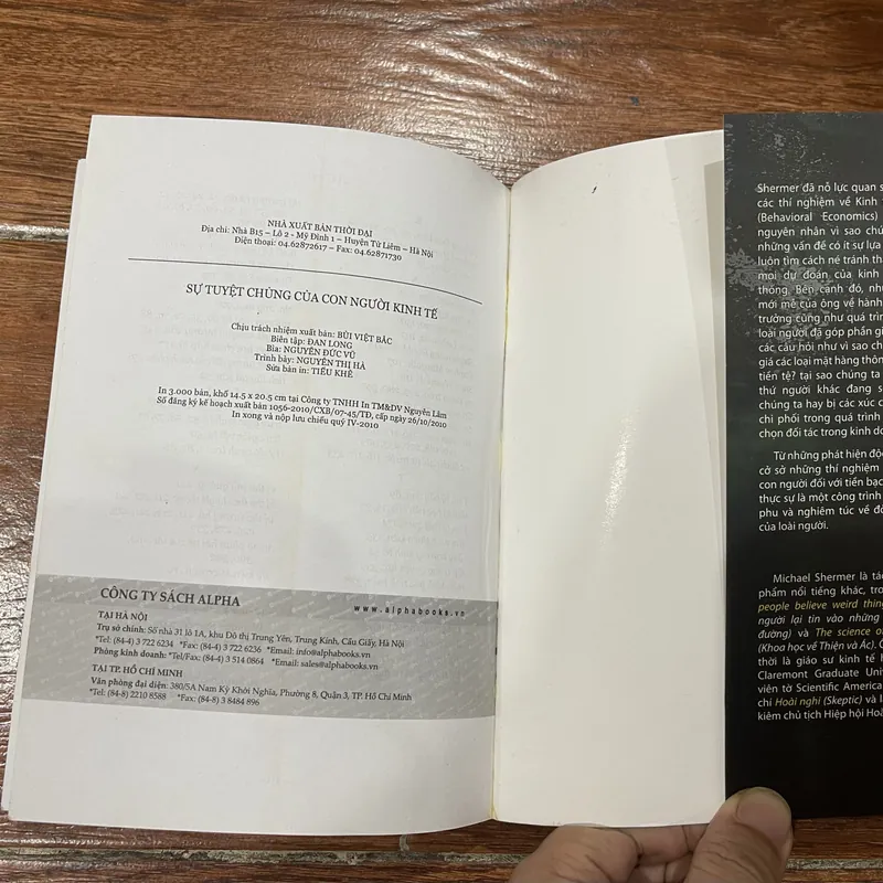 SỰ TUYỆT CHỦNG CỦA CON NGƯỜI KINH TẾ - Michael Shermer (8) 695341