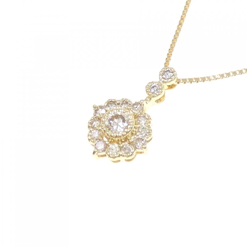 K18YG Dây chuyền kim cương 0.50CT - Hàng hiệu Chính hãng 863298