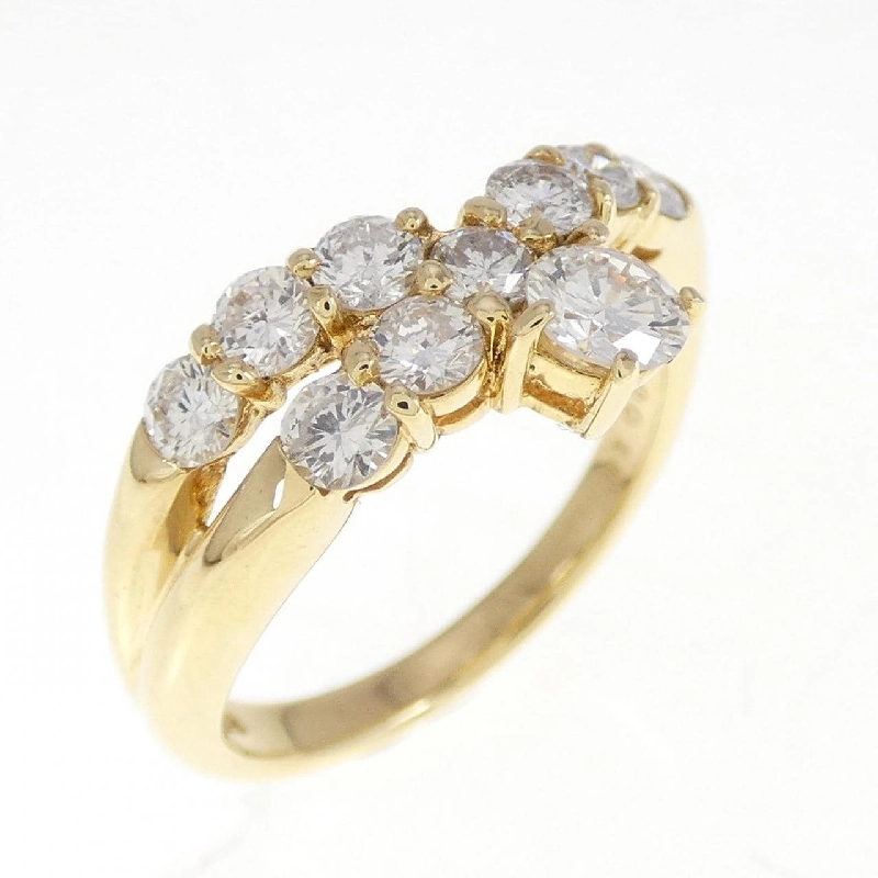 Nhẫn kim cương K18YG 1.000CT 672684