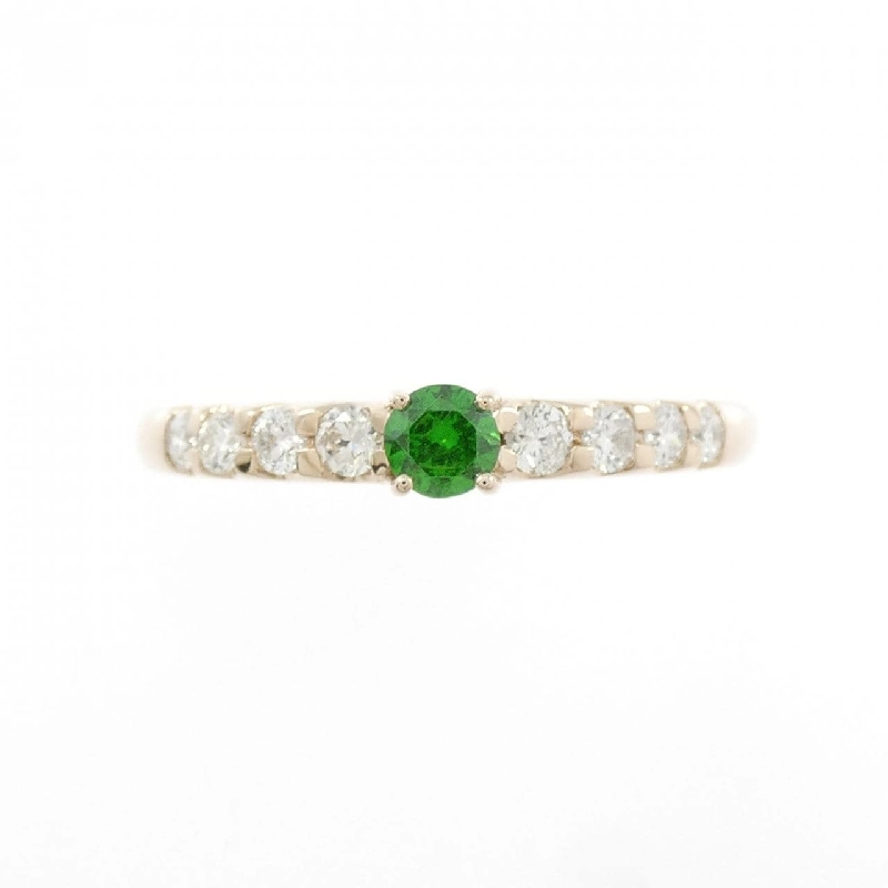 Nhẫn Đá Garnet Demantoid K18PG 0.17CT - Hàng hiệu Chính hãng 849007