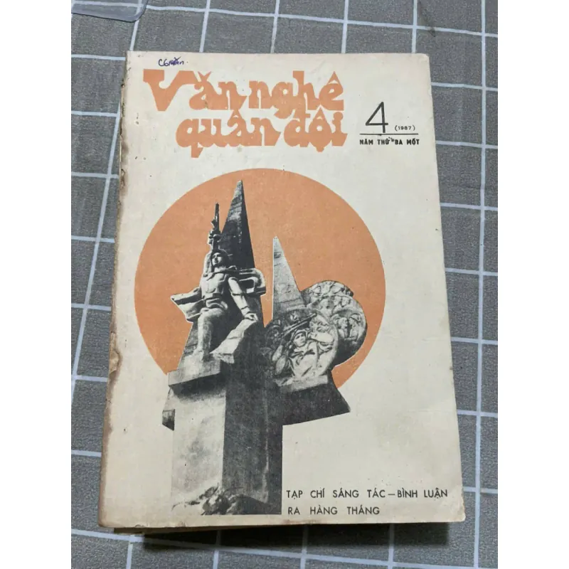 TẠP CHÍ VĂN NGHỆ QUÂN ĐỘI 4.1987 556949