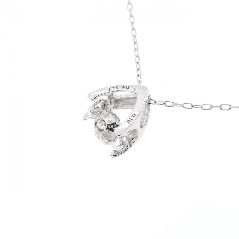 K18WG Dây chuyền kim cương 0.10CT - Hàng hiệu Chính hãng 863784