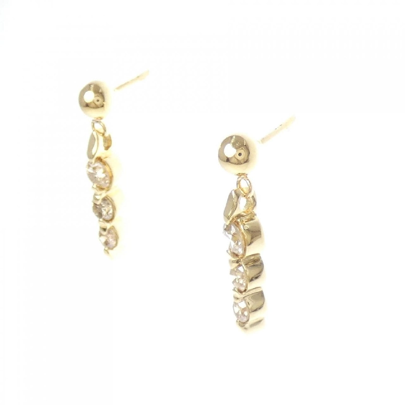 K18YG Bông tai kim cương 0.6CT - Hàng hiệu Chính hãng 875128