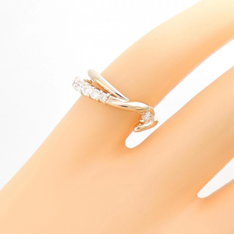 Nhẫn nhẫn ngón tay kim cương K18PG 0.37CT 671648