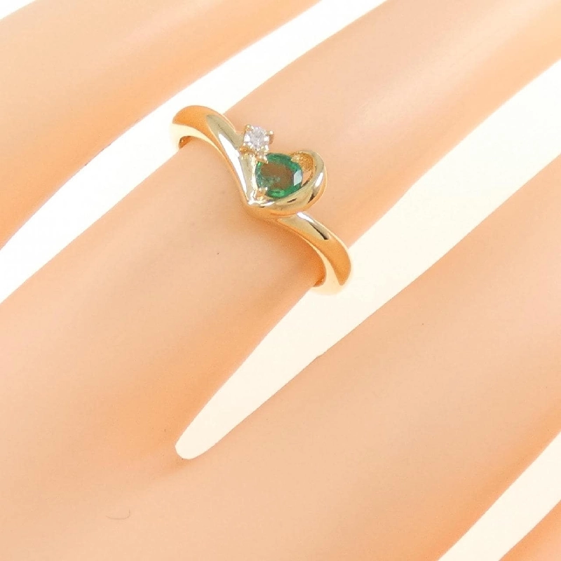 Nhẫn Emerald K18YG 672884