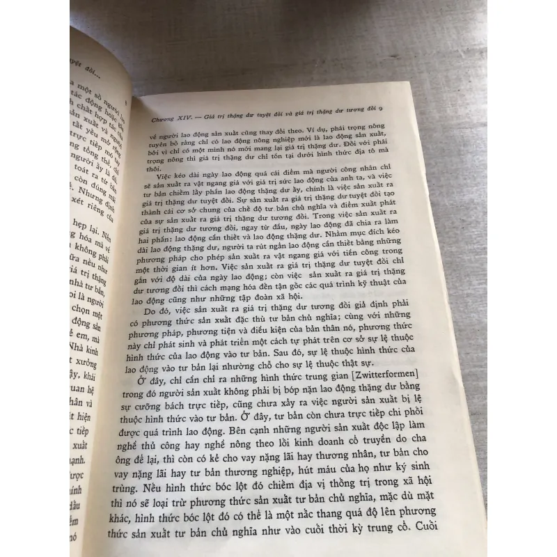 Tư bản - Tập thứ nhất - Phần 2: Quá trình sản xuất của tư bản (từ chương XIV-XXV) 785803