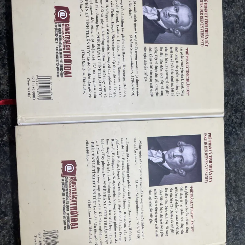 Phê phán lý tính thuần tuý Immanuel Kant bộ 2 tập 752551