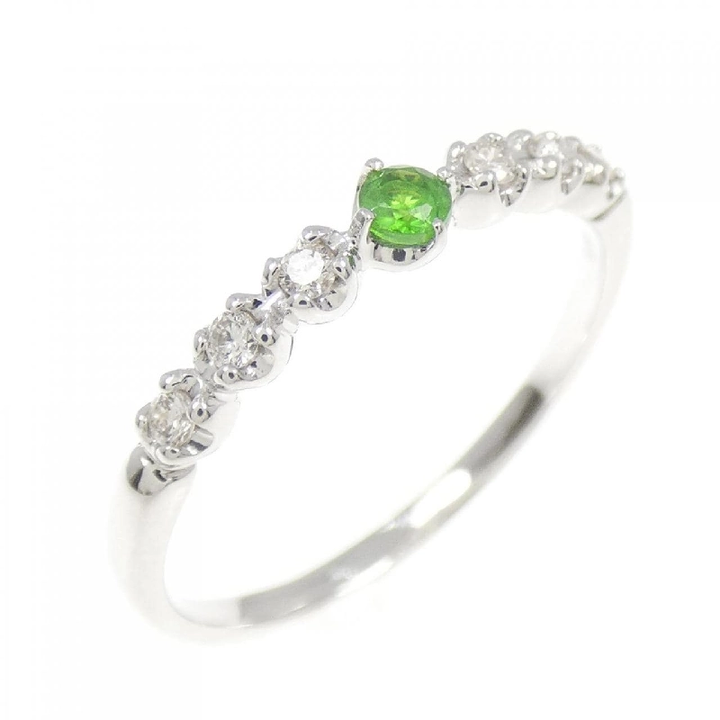 Nhẫn Đá Garnet Demantoid K18WG 0.07CT - Hàng hiệu Chính hãng 852287