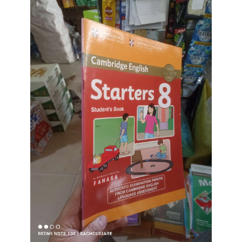 Starters 8 Student's book viết chì mới 80% Sách tự học tiếng Anh HCM2702 930197