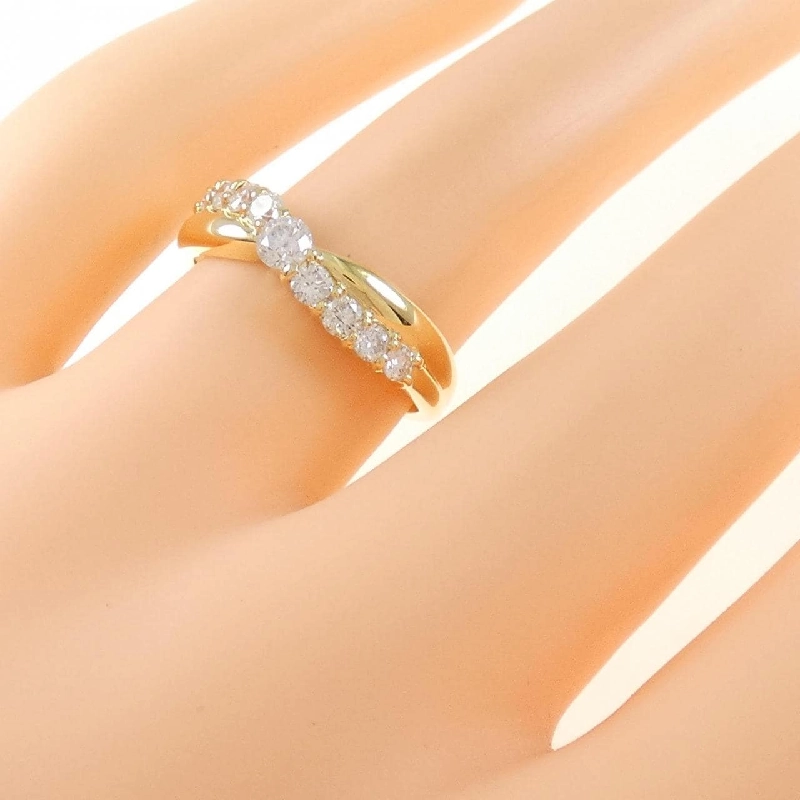 Nhẫn kim cương K18YG 0.53CT 673635