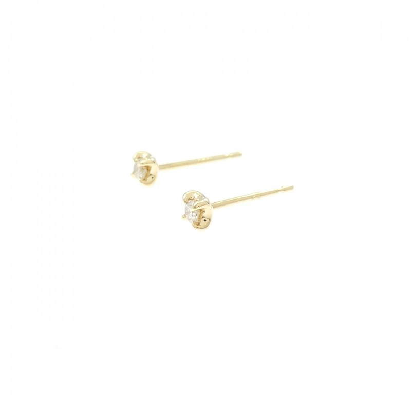 K18YG Solitaire Bông tai Kim cương - Hàng hiệu Chính hãng 867714