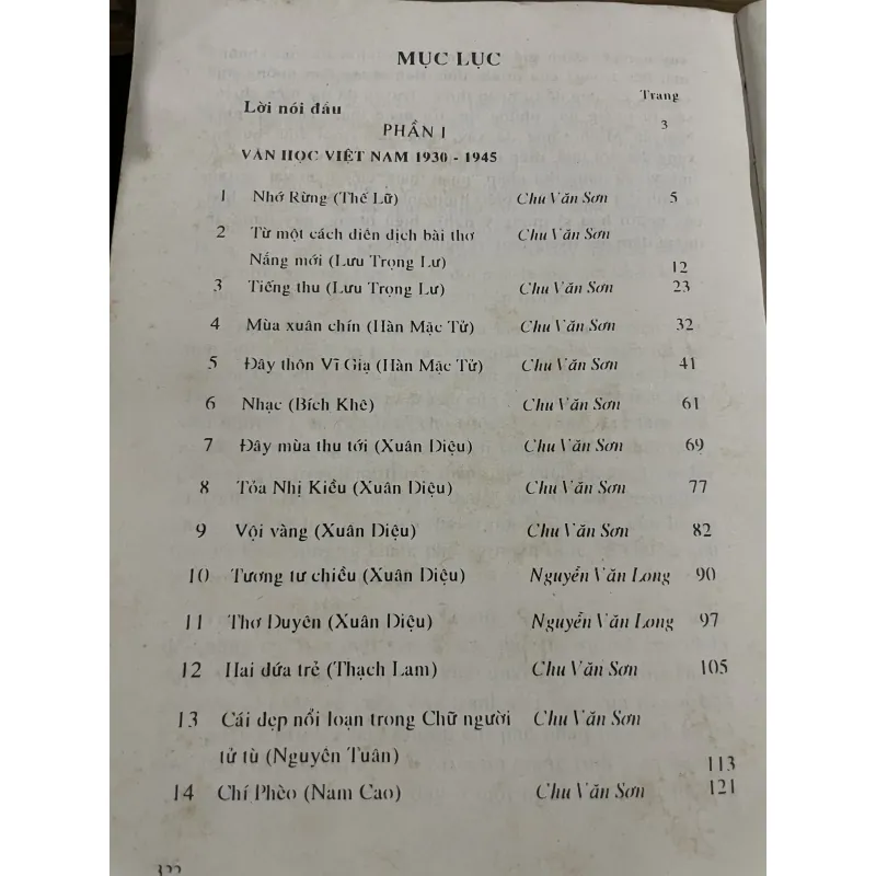 Giảng văn văn học Việt Nam hiện đại; Nguyễn Văn Long; chu Văn Sơnz 1030302