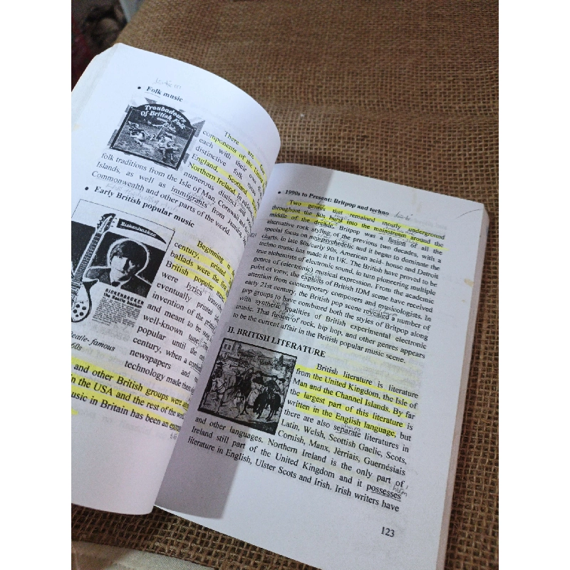 AMERICAN AND BRITISH CULTURES 2014 mới 80% có viết (Sách tự học tiếng Anh) HLSC2404 1028497