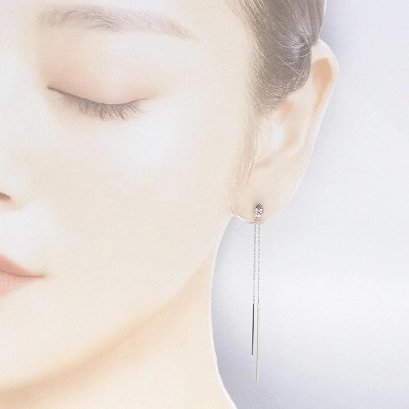 Khuyên tai kim cương Kashikei 0.08CT một bên - Hàng hiệu Authentic 844035