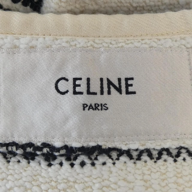Áo khoác cardigan sọc Baha của CELINE Trionf 2V82S145X không có cổ 630698