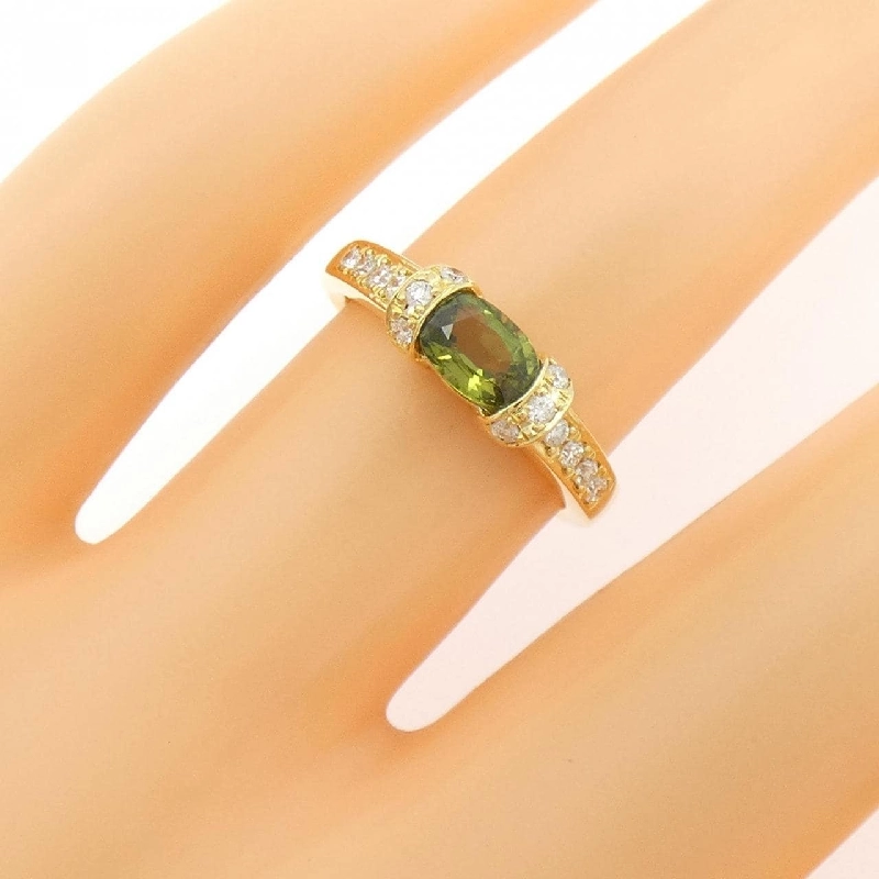 Nhẫn Sapphire K18YG 0.681CT - Hàng hiệu Chính hãng 847391