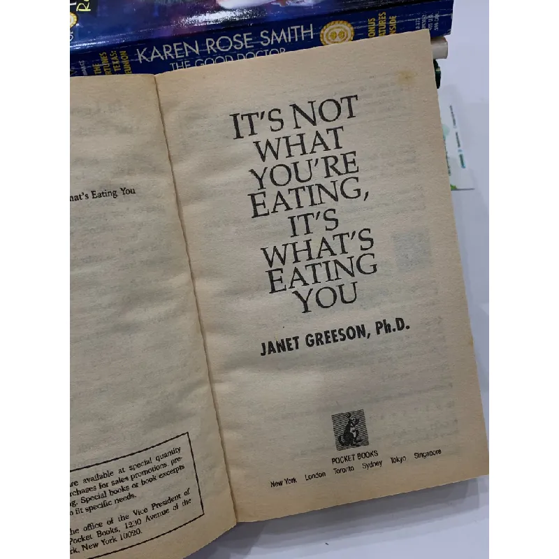 It's Not What You're Eating, It's What's Eating You – Janet Greeson 559615