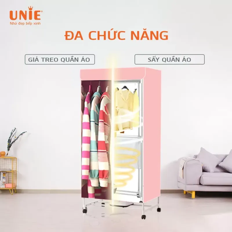 🔥 MÁY SẤY QUẦN ÁO UNIE UE-666 – SẤY KHÔ NHANH 780374