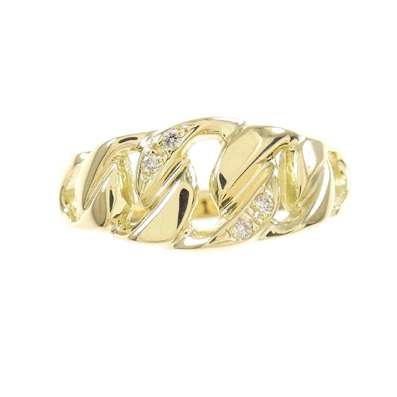 Nhẫn kim cương K18YG 0.02CT 672538