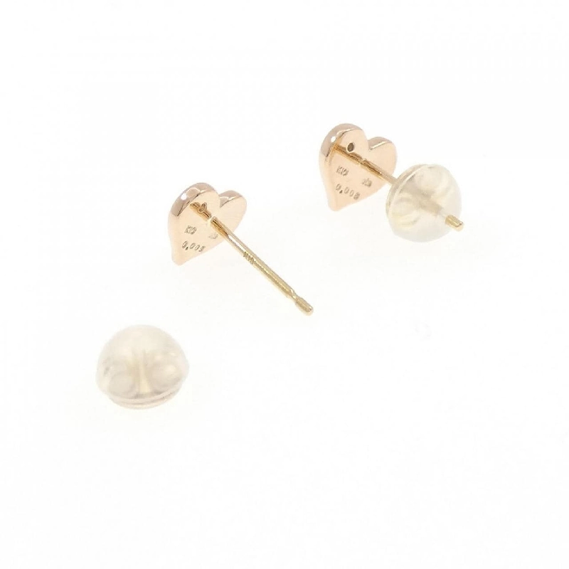 Bông tai kim cương trái tim Ete 0.016CT 666210