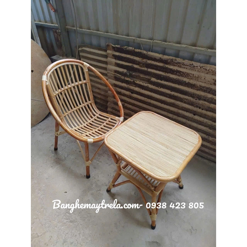 Bàn ghế sò mây cafe giá rẻ 469630