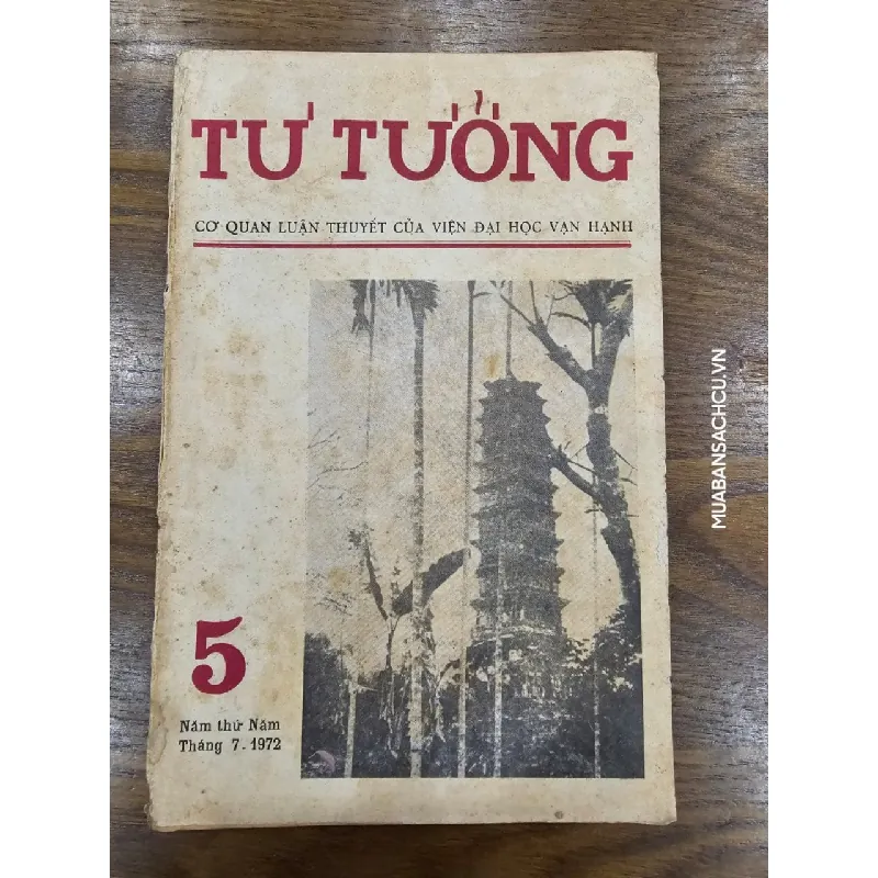 Tạp chí Tư Tưởng - Viện Đại Học Vạn Hạnh 719380