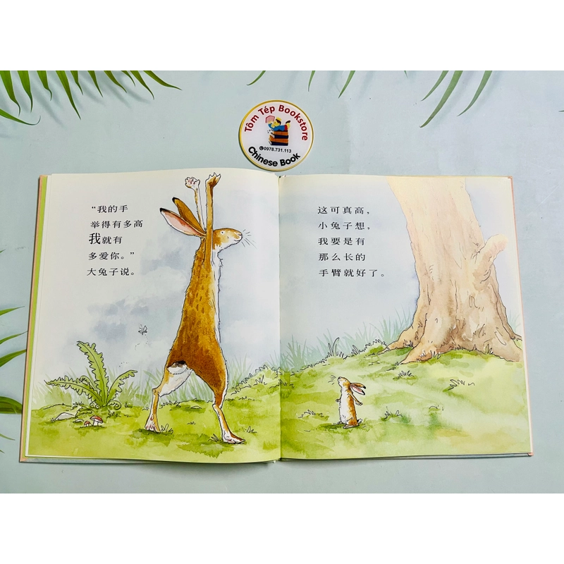 Sách kinh điển Guess how much I love you- tiếng Trung 553047