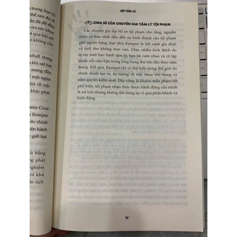 TÂM LÝ HỌC TỘI PHẠM: PHÁC HỌA CHÂN DUNG KẺ PHẠM TỘI - DIỆP HỒNG VŨ 745578