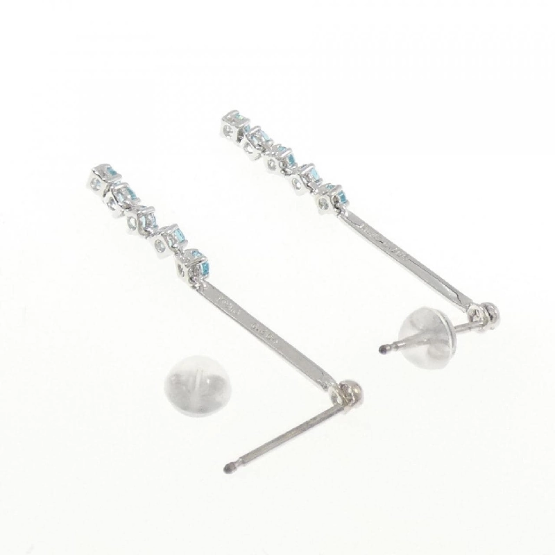 K18WG/750WG Topaz Bông tai 0.608CT - Hàng hiệu Chính hãng 874630