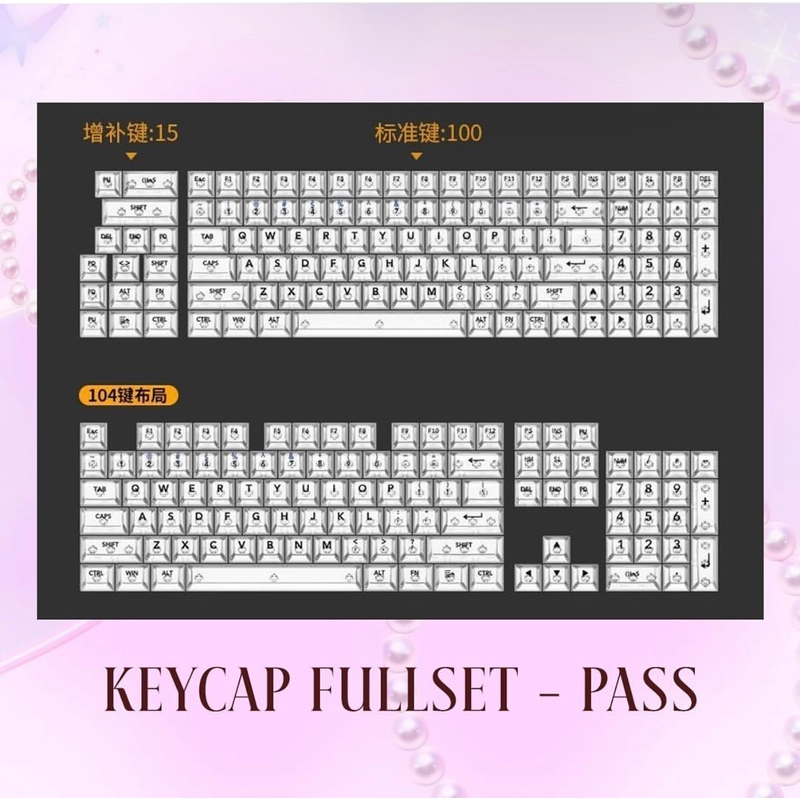 KEYCAP NHỰA TRONG SUỐT 383035