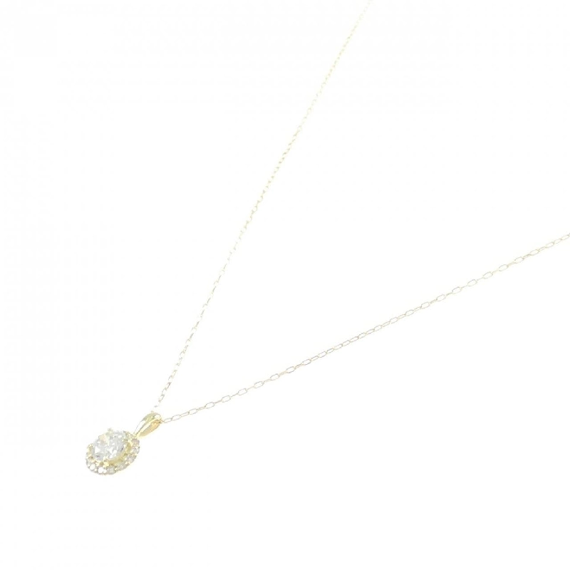 Dây chuyền kim cương K18YG 0.326CT H SI2 Tốt - Hàng hiệu Chính hãng 873715