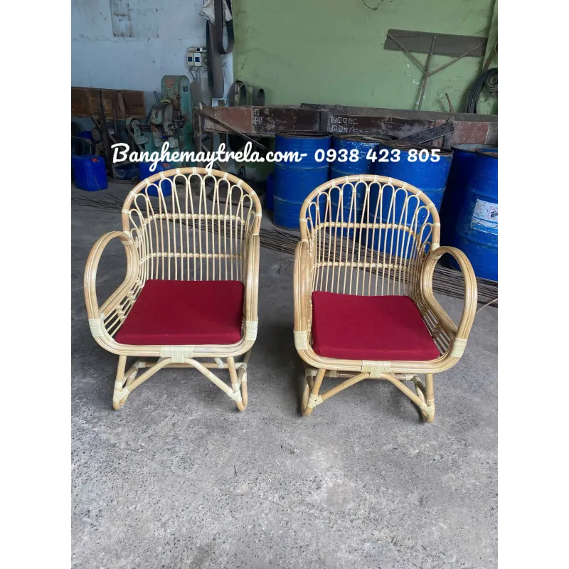 Bộ bàn ghế mây uống trà 698704