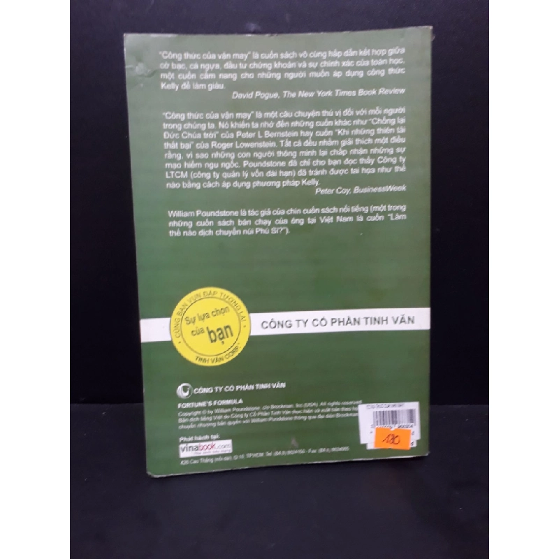 [Phiên Chợ Sách Cũ] Công thức của vận may Willia Poudstone 2008 2303 421113
