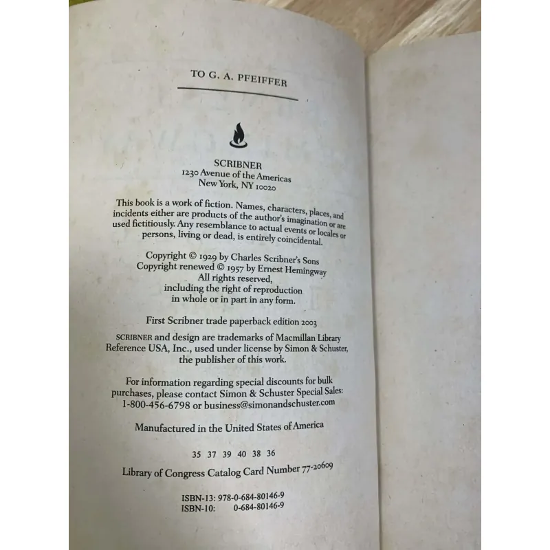 A Farewell to Arms - Ernest Hemingway 751744