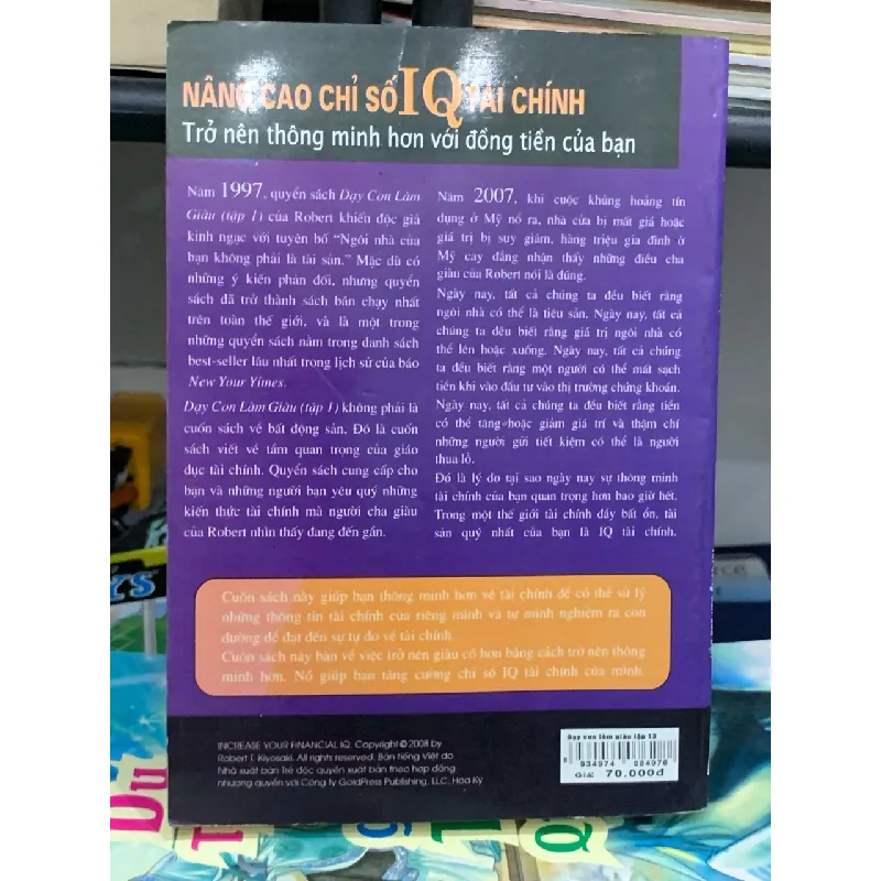 Dạy con làm giàu tập XIII- Robert T. Kivosaki Sharon L. Lechter 600814