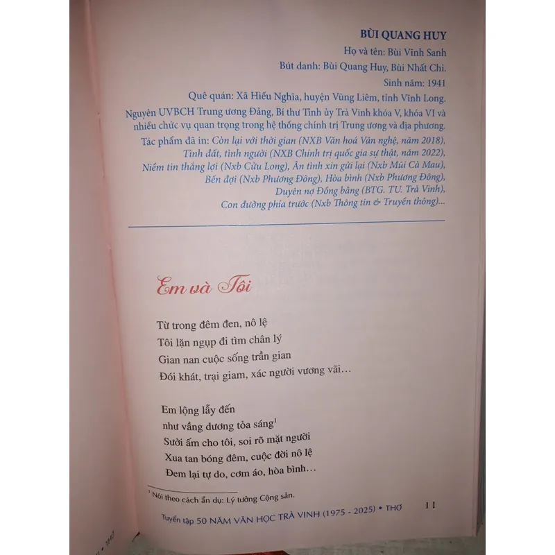 Tuyển tập 50 năm Văn học Trà Vinh 1975 - 2025 674882