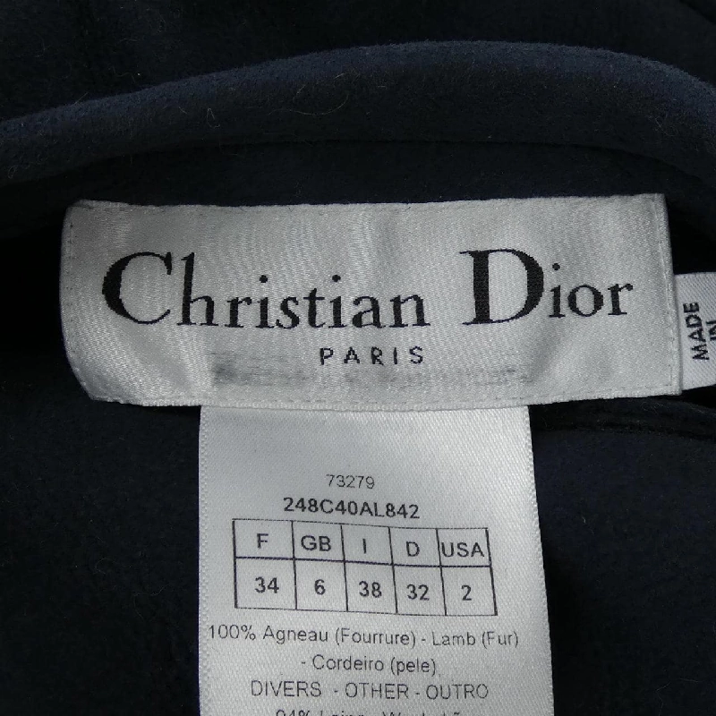 クリスチャンディオール CHRISTIAN DIOR 248C40AL842 Áo khoác lông cừu - Hàng hiệu Chính hãng 822578