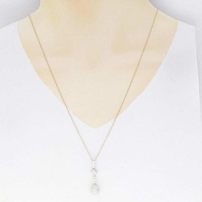 K18PG Dây chuyền kim cương 0.80CT - Hàng hiệu Chính hãng 846396