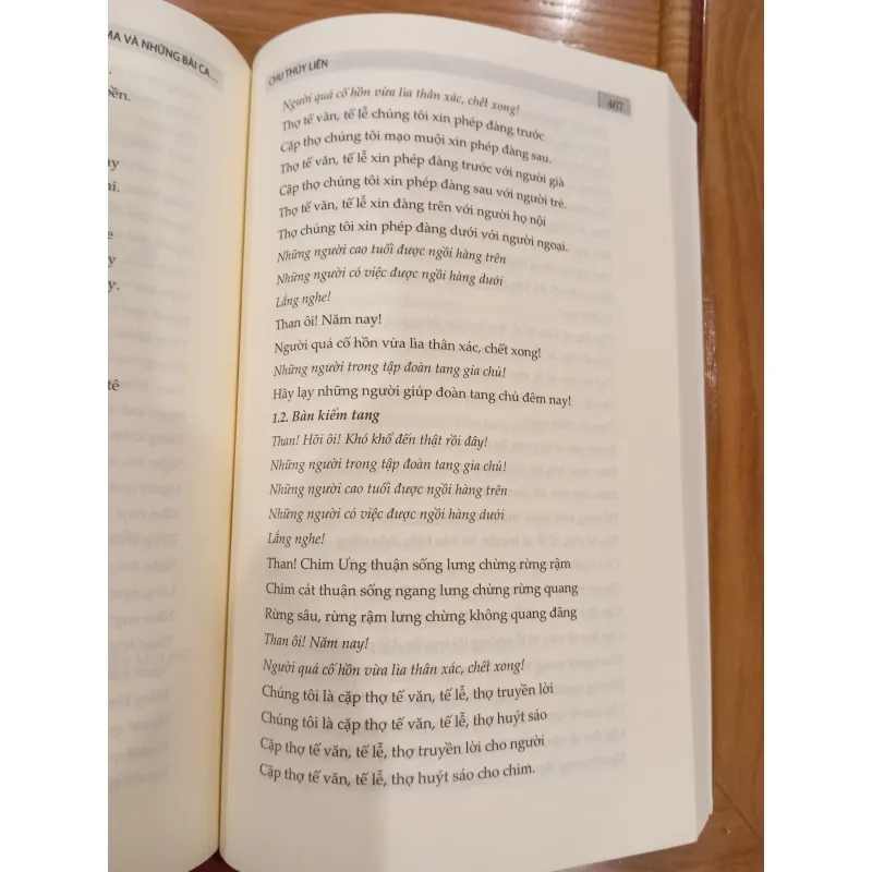 THỦ TỤC TANG MA VÀ NHỮNG BÀI CA CHỈ ĐƯỜNG CỦA CÁC NGÀNH HMONG TỈNH ĐIỆN BIÊN 796253