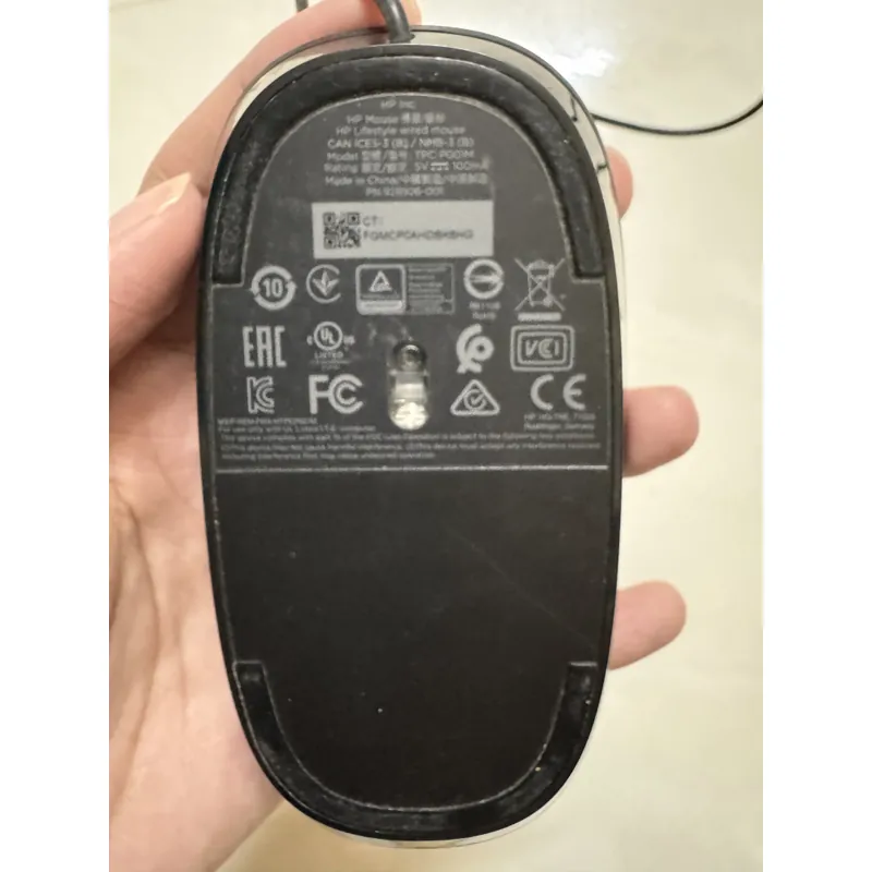 CHUỘT MÁY TÍNH CÓ DÂY LASER CỔNG CẮM USB MÀU ĐEN HP  714375